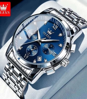 OLEVS 2858 Silver Blue