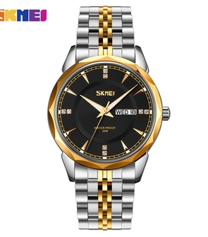 SKMEI 9268Silver Gold Black