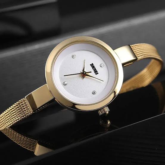 SKMEI 1390 Gold White