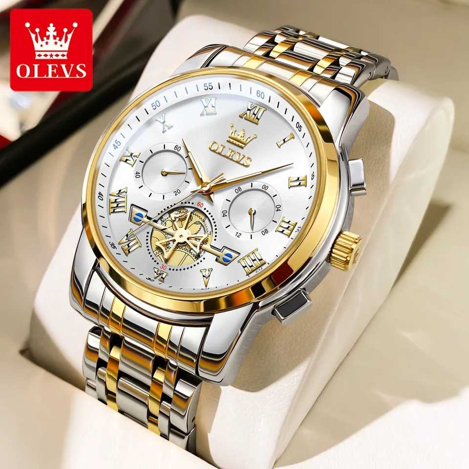 OLEVS 2859 Silver Gold White