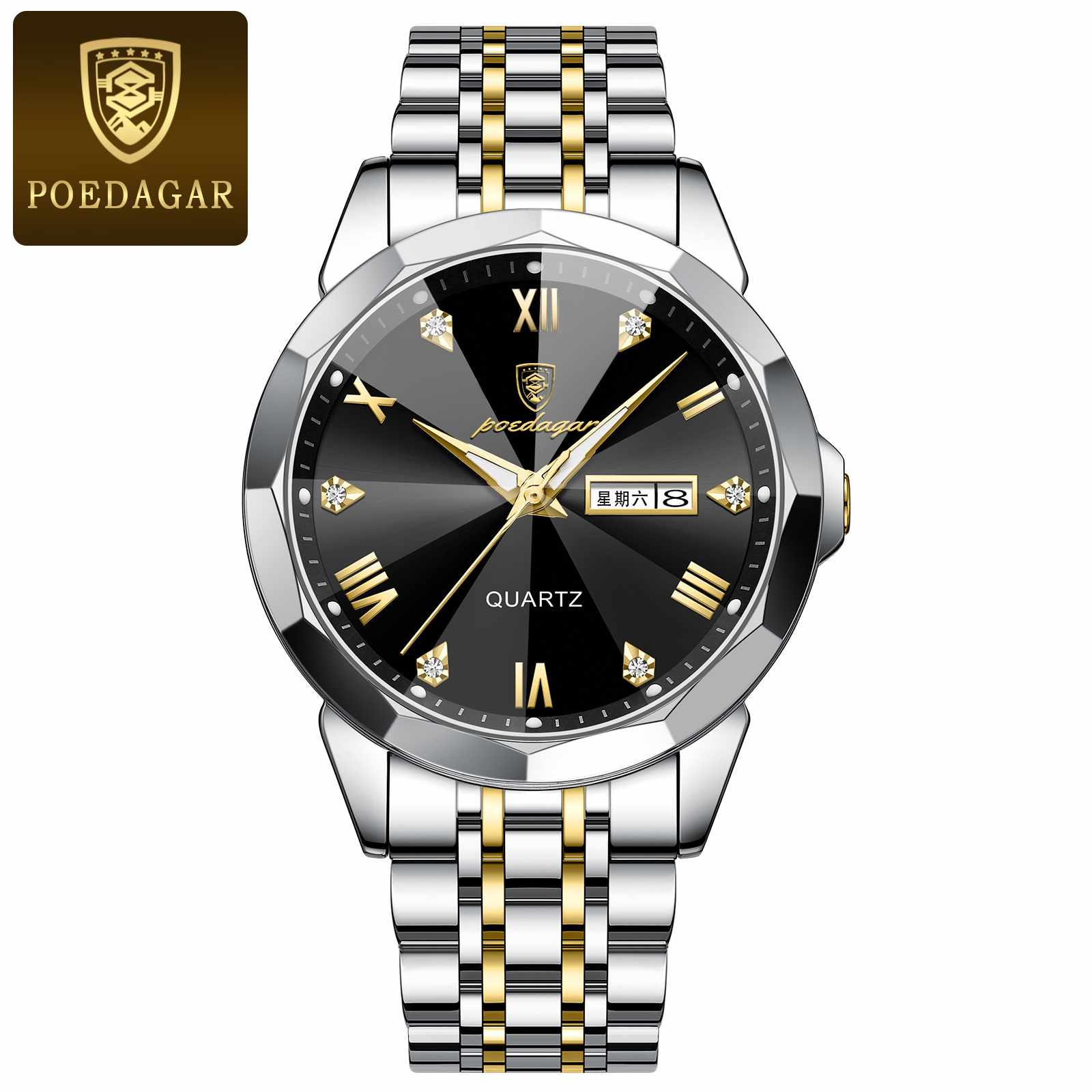 POEDAGAR 810 Silver Gold Black