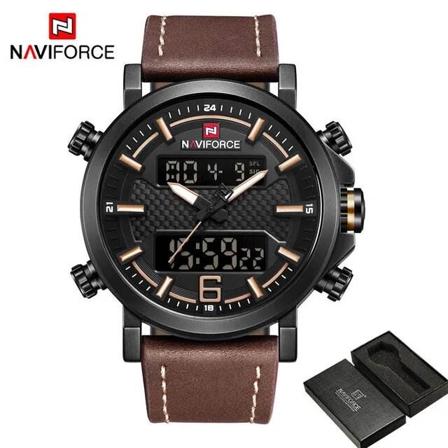 NAVIFORCE NF9135 Coffee Black