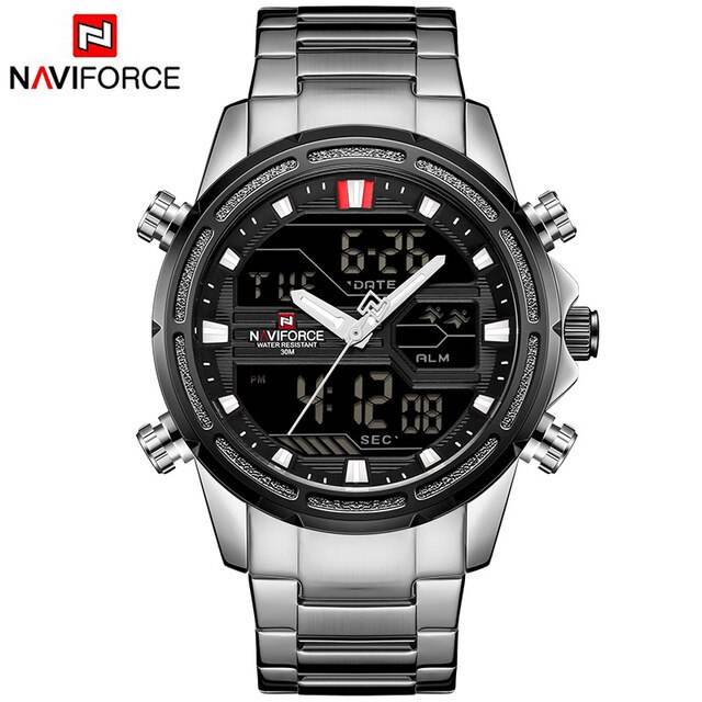 NAVIFORCE NF9138 Silver Black