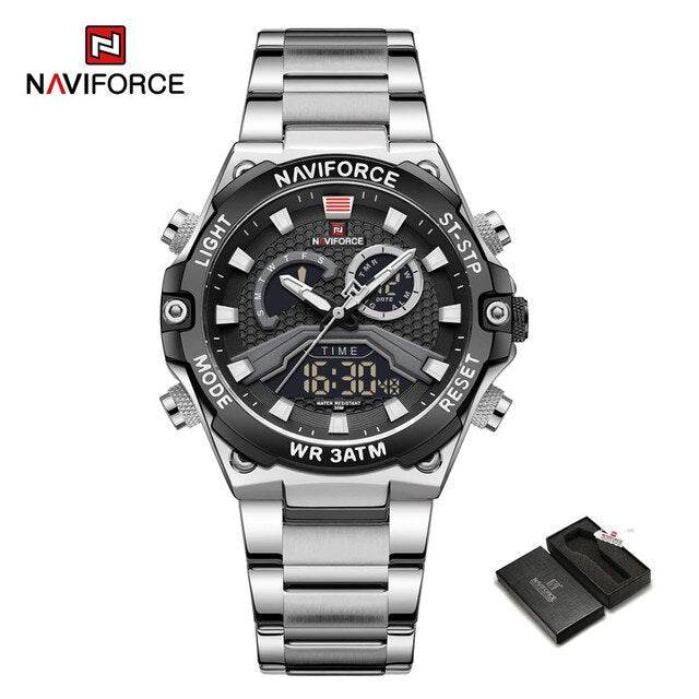 NAVIFORCE NF9207 Silver Black