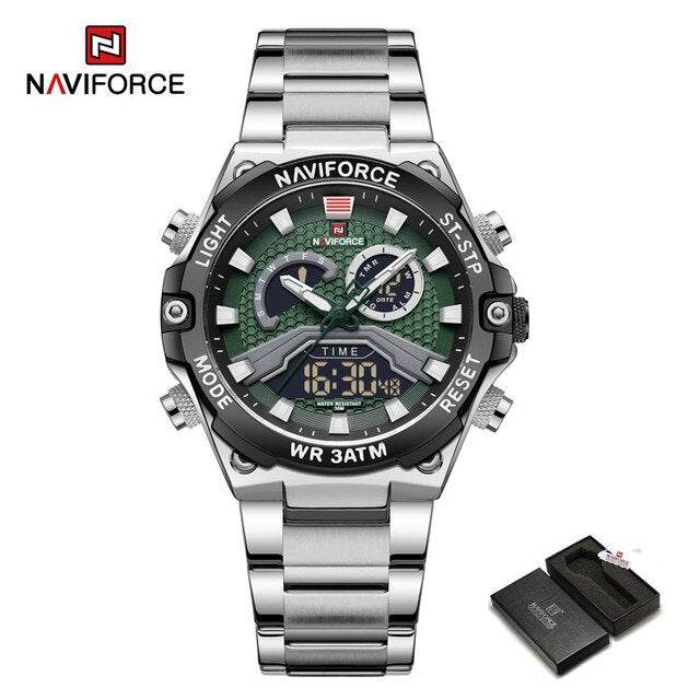 NAVIFORCE NF9207 Silver Green