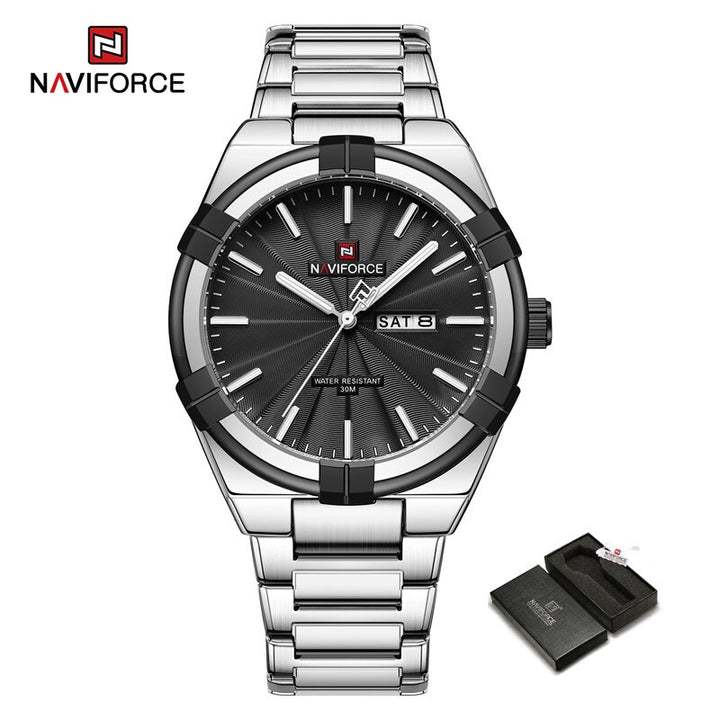 NAVIFORCE NF9218 Silver Black