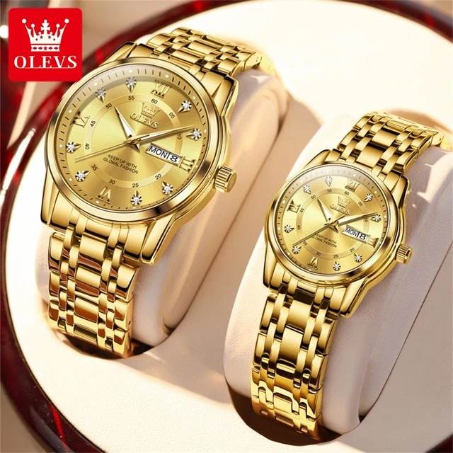 OLEVS 5513 Couple Golden