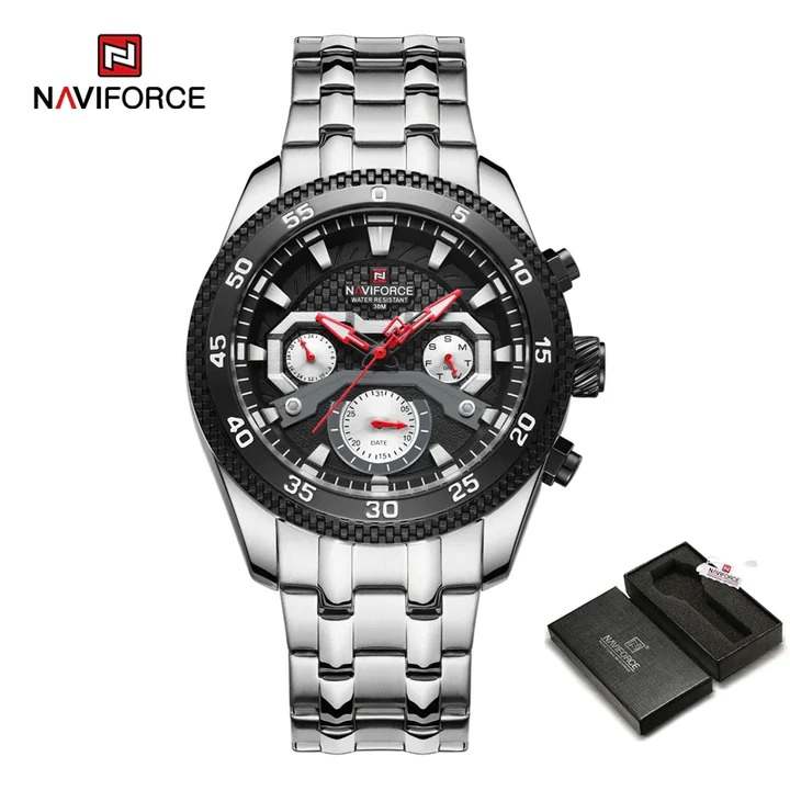 NAVIFORCE NF9222 Silver Black