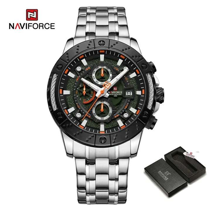 NAVIFORCE NF9227 Silver Black Orange