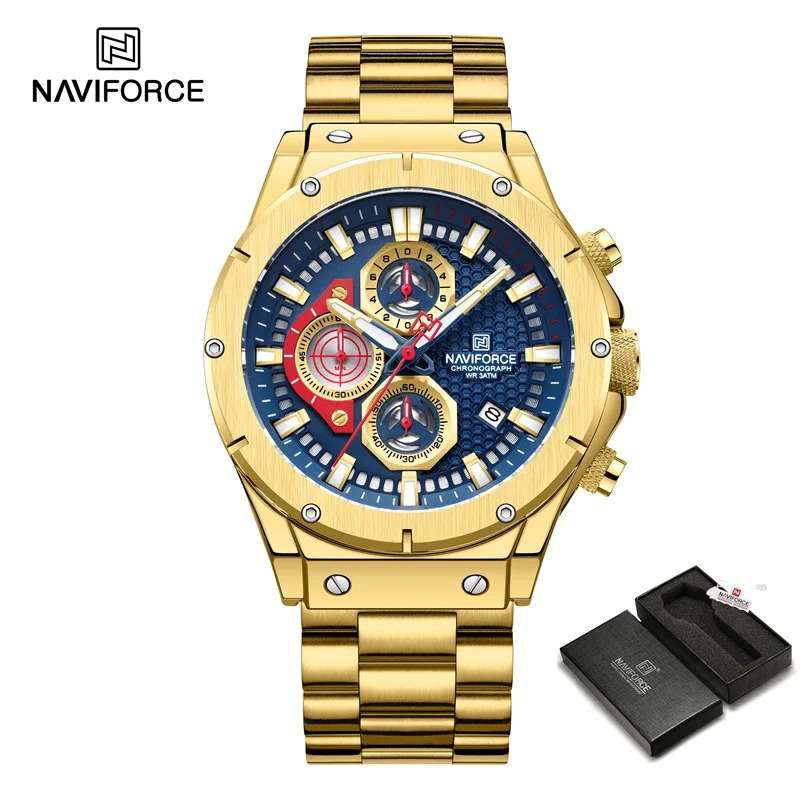 NAVIFORCE NF8026 Gold Blue