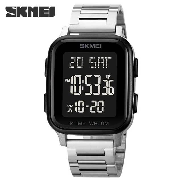 SKMEI 1859 Silver Black