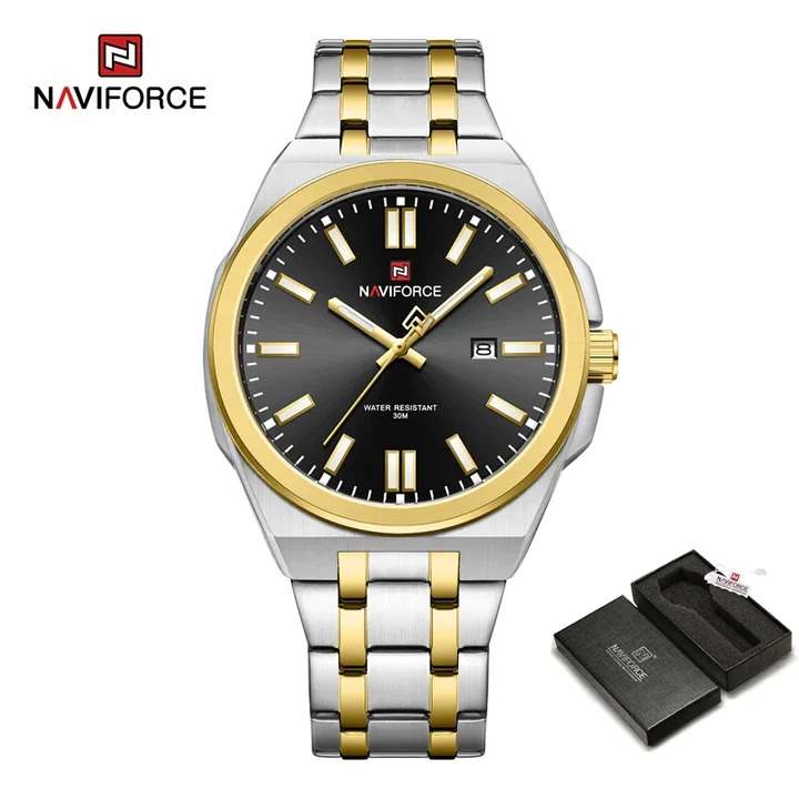 NAVIFORCE NF9226 Silver Gold Black