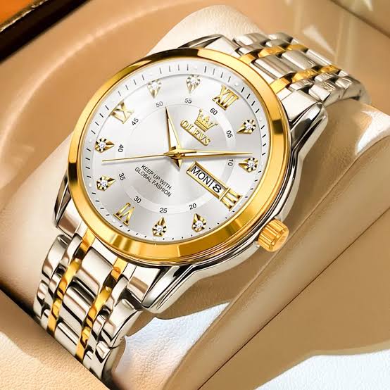 Golden luxury waterproof fashion watch hot sale