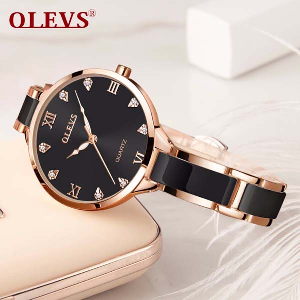 OLEVS 5872 Black Rose