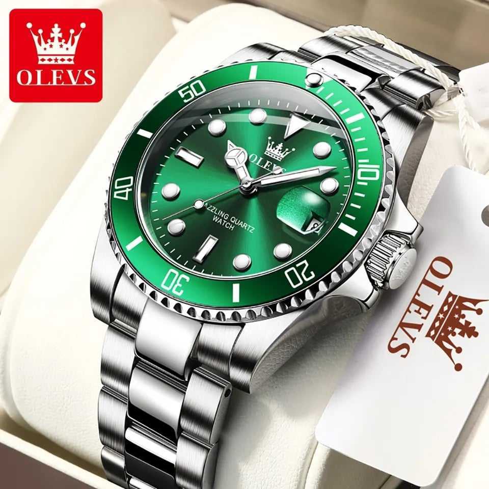 OLEVS 5885 Silver Green