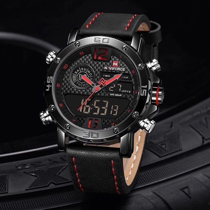 NAVIFORCE NF9134 Black Red