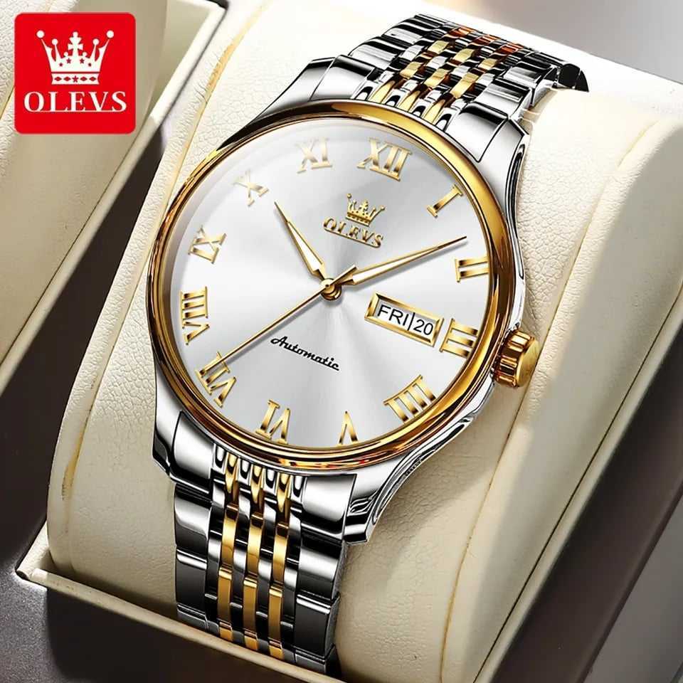 OLEVS 9929 Waterproof Business Men Wristwatch, High Quality Stainless ...
