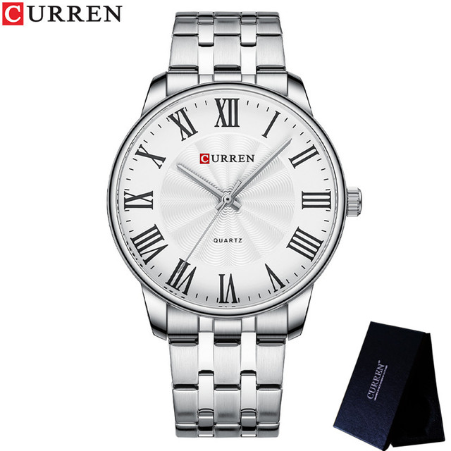 CURREN 8409 Silver White