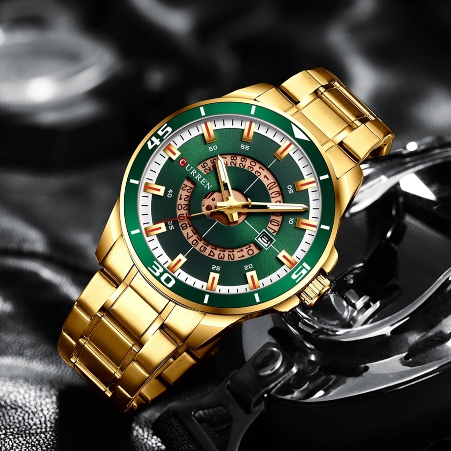 CURREN 8359 Gold Green