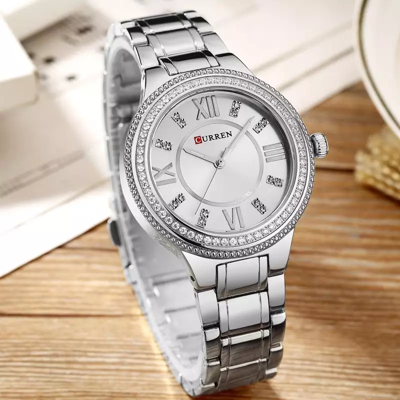 CURREN 9004 Silver White