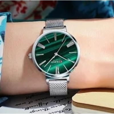 CURREN 9076 Silver Green