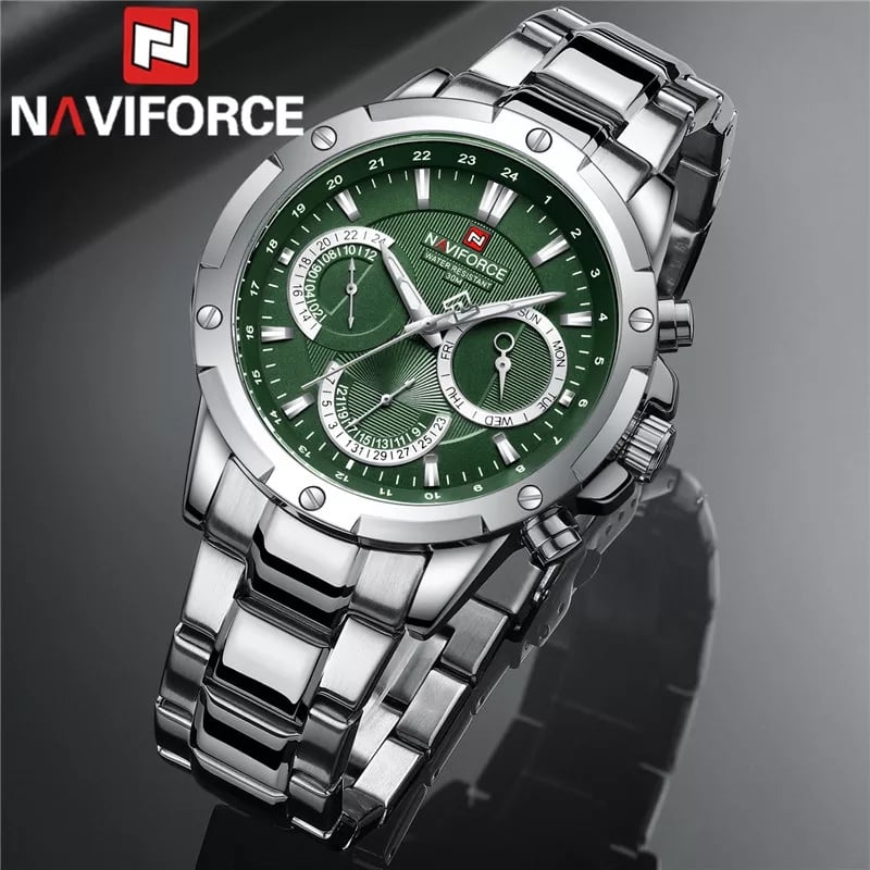 NAVIFORCE NF9196 Silver Green