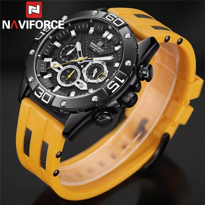 NAVIFORCE NF8019 Yellow Black