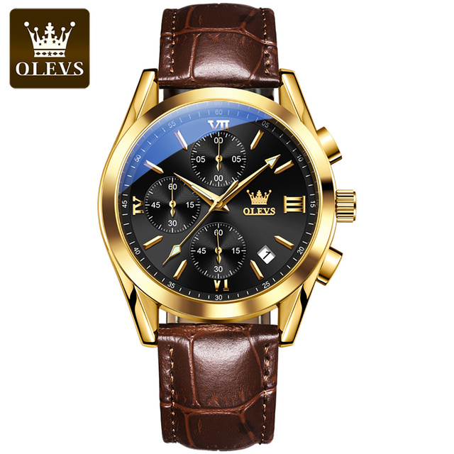 OLEVS 5610 Coffee Gold Black