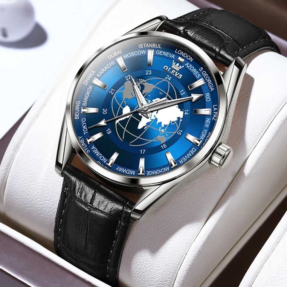 OLEVS 5610 Black Silver Blue