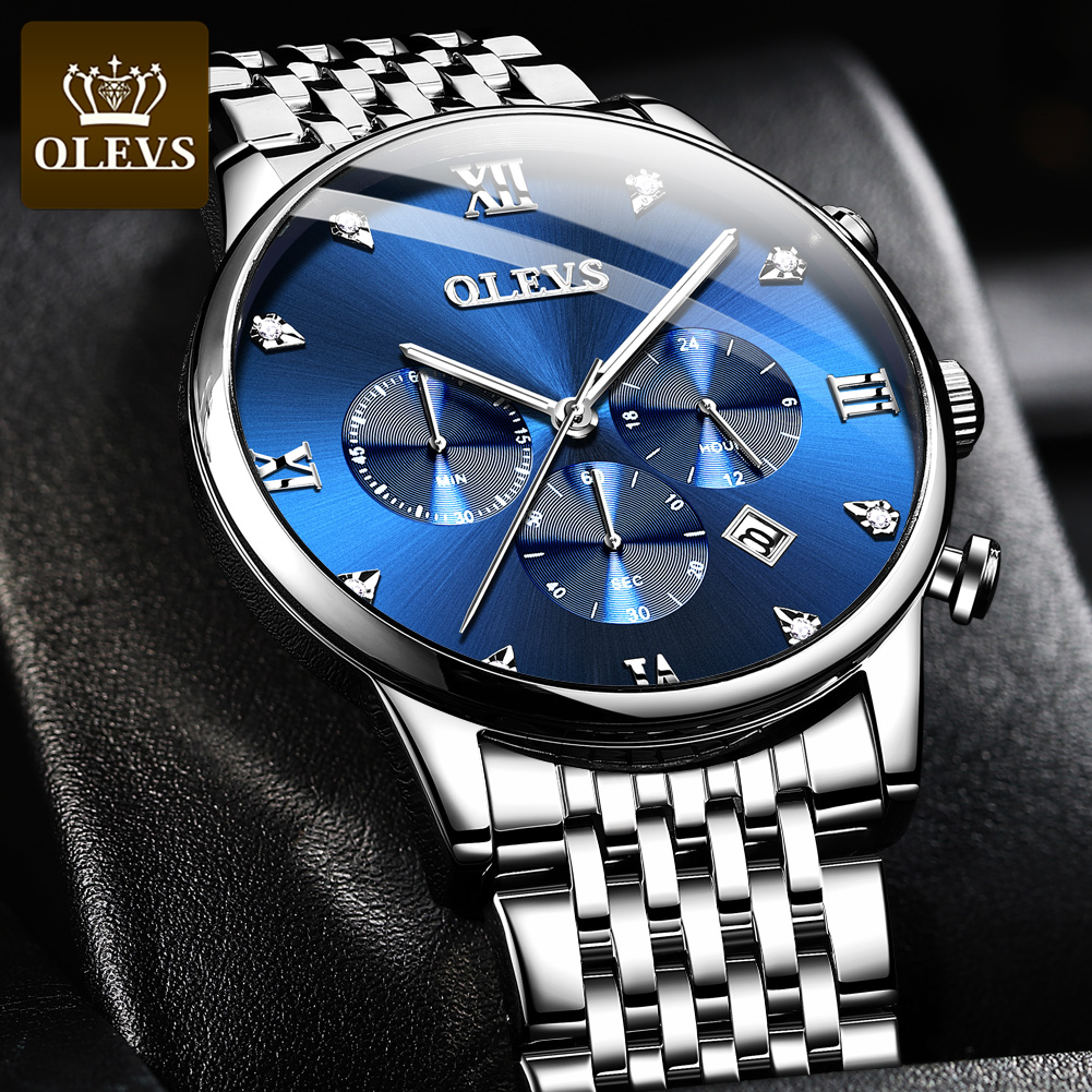 OLEVS 2868 Silver Blue