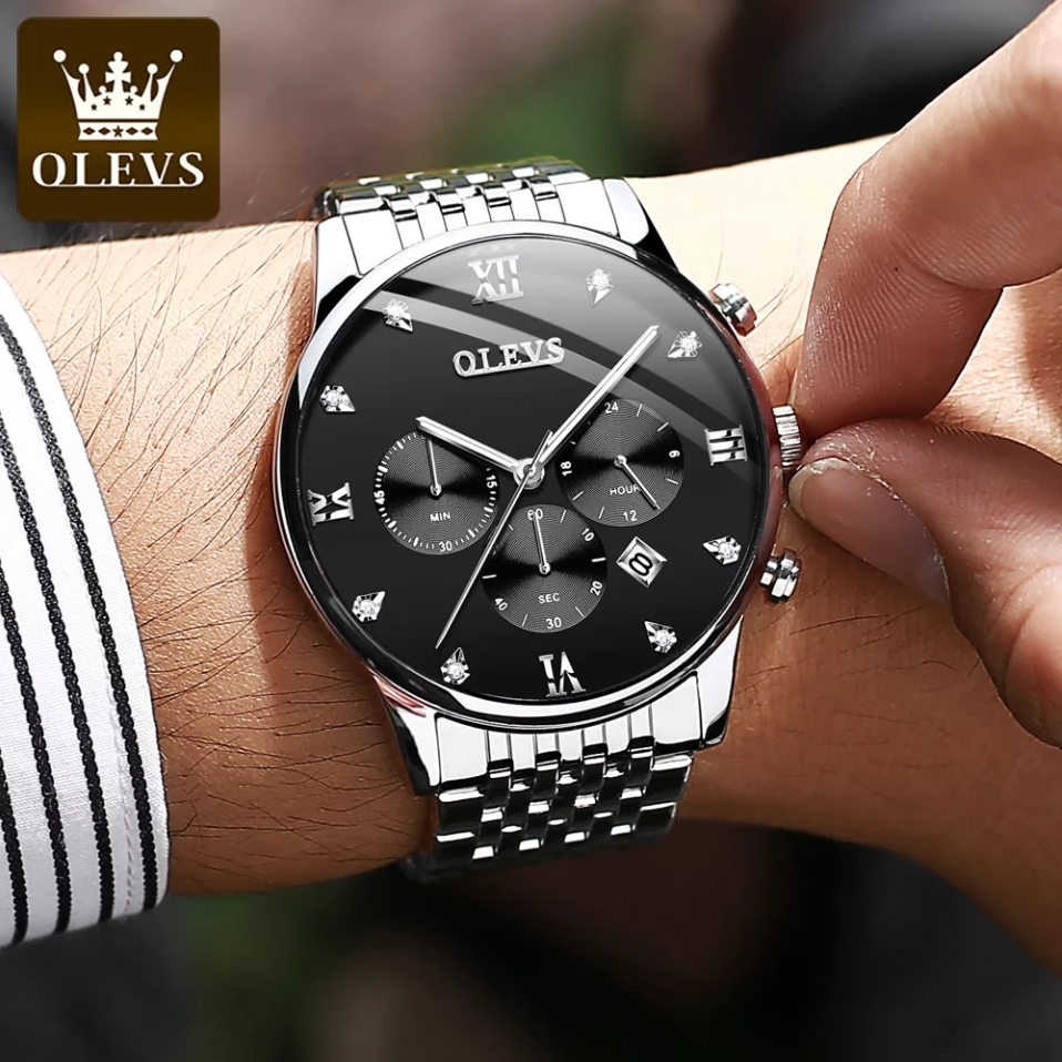 OLEVS 2868 Silver Black