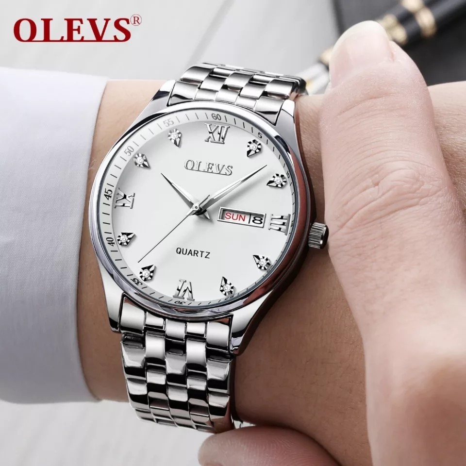 OLEVS 5570 Silver White